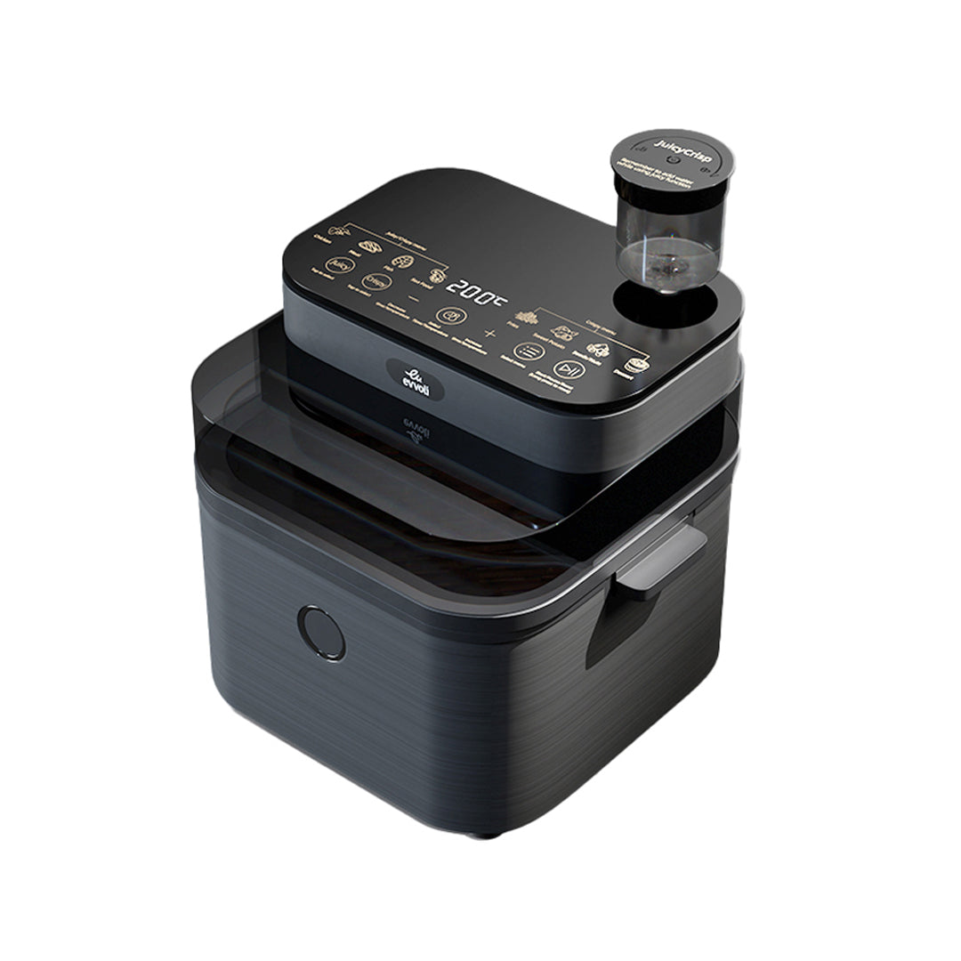 Evvoli Air Fryer with Juicy and Crispy Options | 1650W | 8L