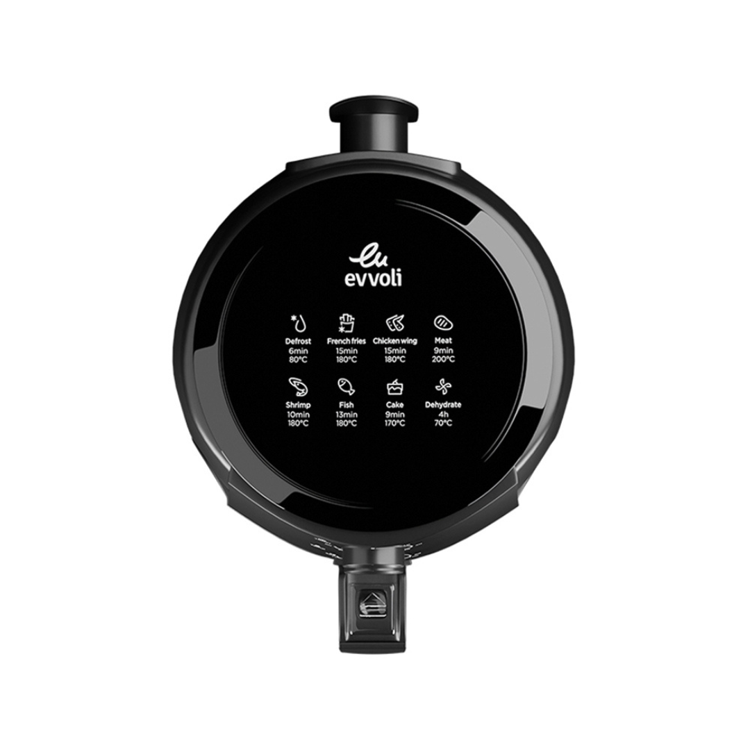 Evvoli Air Fryer with Zero-Oil Frying and healthy Temperature Controls | 1500W | 4L