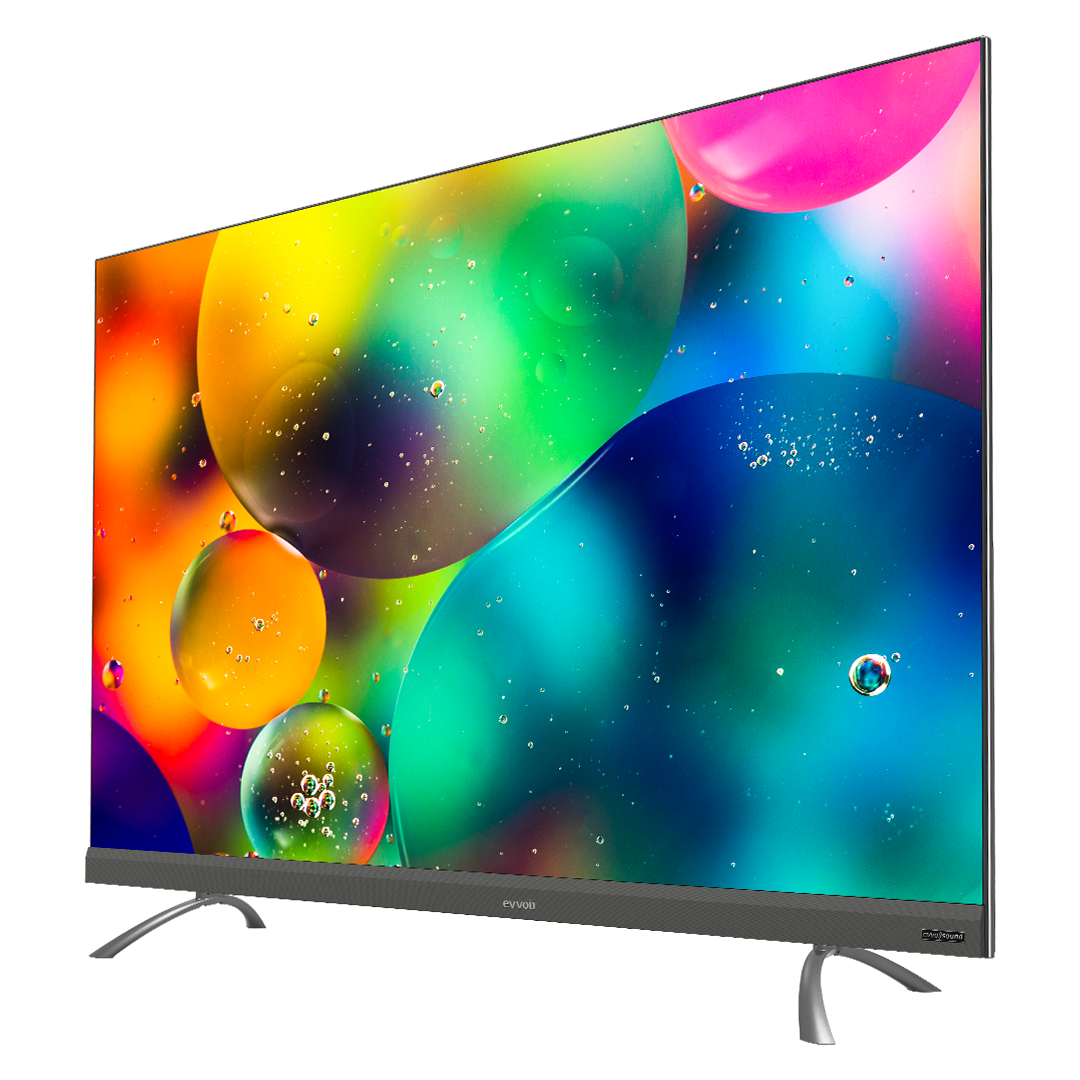 Evvoli 4K QLED Android Smart TV with Evo Built-in Speaker
