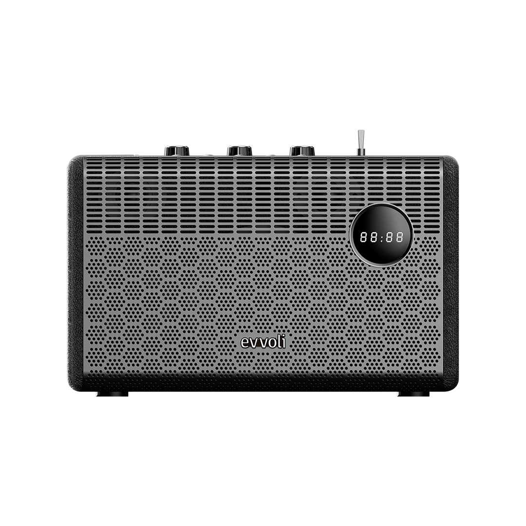 Evvoli Portable Wireless Retro-Styled Bluetooth Speaker | 50W