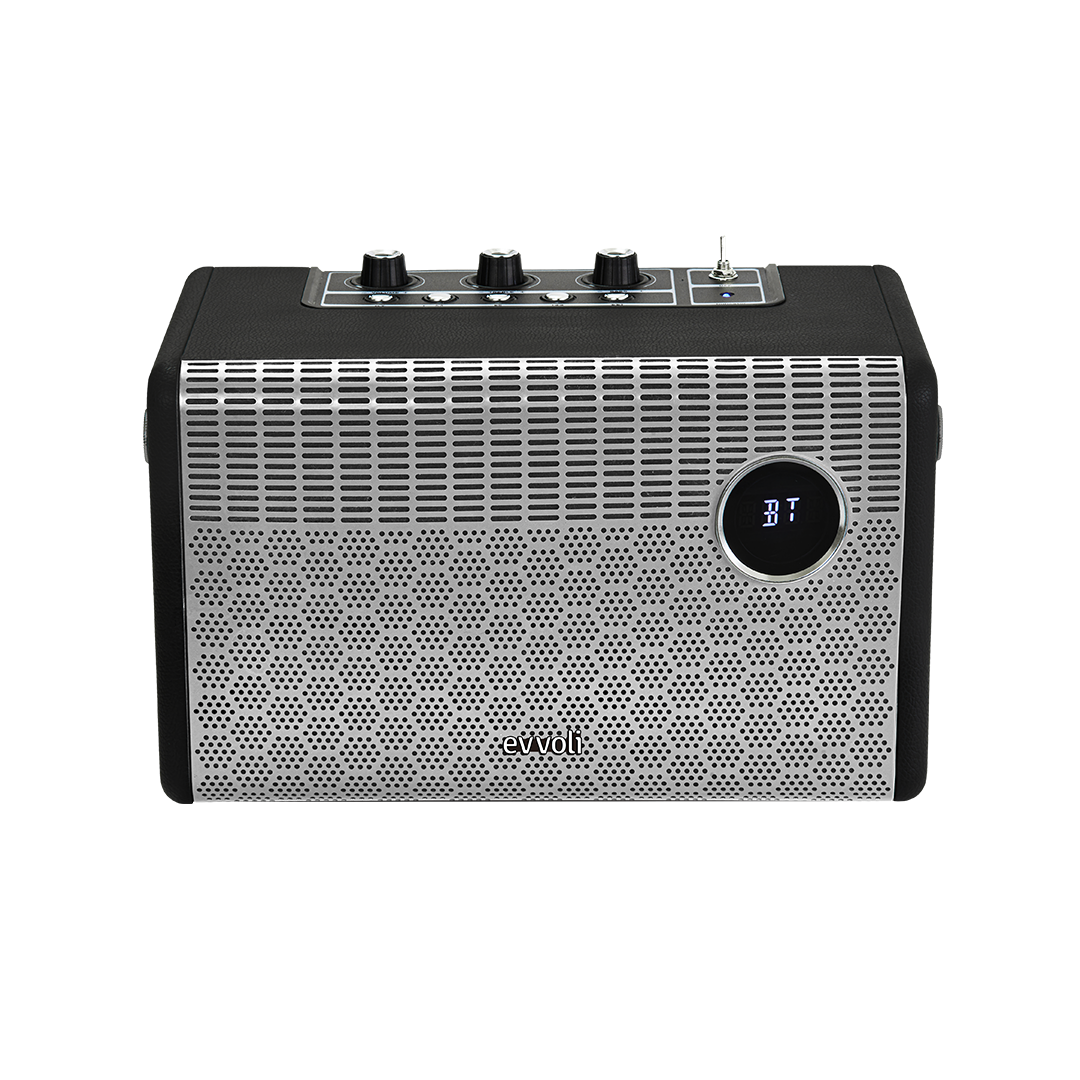 Evvoli Portable Wireless Retro-Styled Bluetooth Speaker | 50W