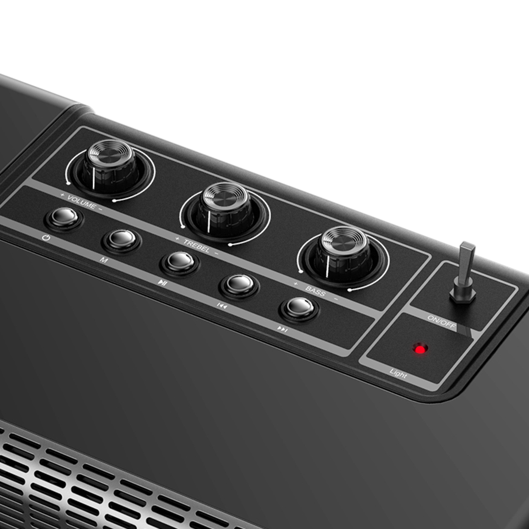 Evvoli Portable Wireless Retro-Styled Bluetooth Speaker | 50W