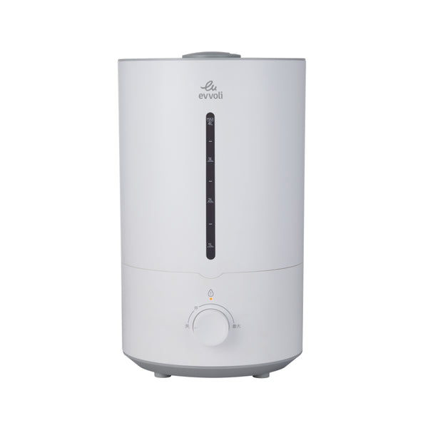 4 Liters Quiet 360° Mist Humidifier with Auto Shut-Off EVHD-40W White