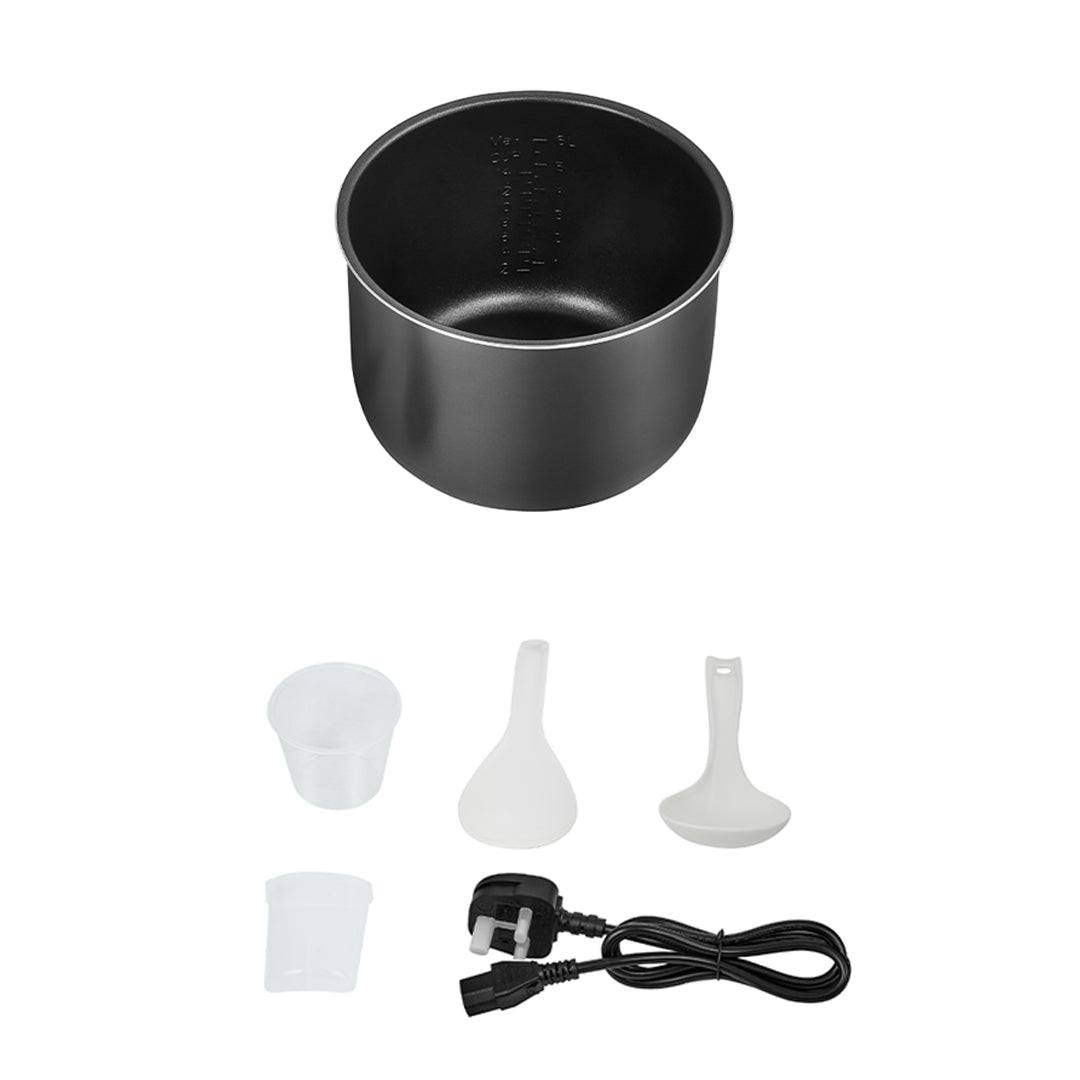 طنجرة ضغط من إيڤولي  متعددة الاستخدامات 12 في 1 سعة 8 لتر وقوة 1200 واط