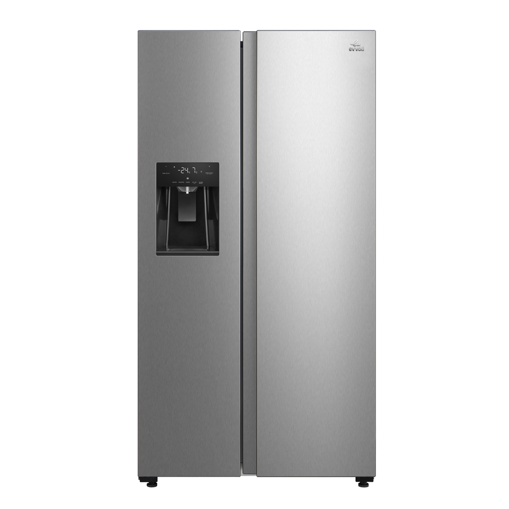 Evvoli EVRFM-S635S – 635L Side-by-Side Refrigerator