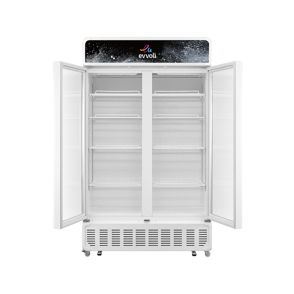 Evvoli EVSCM-750W – 750L Showcase Cooler