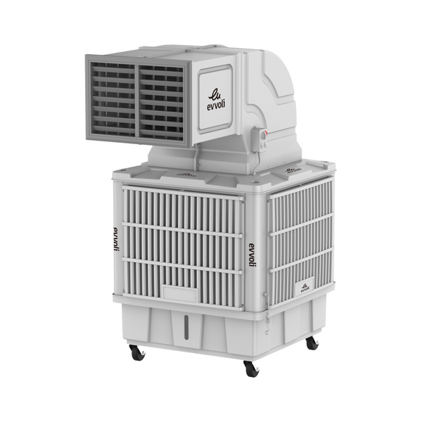 Evvoli Duct Air Cooler, Powerful Air Volume, Dust Filter, Easy Water Filling | 1300W | 300 Liters