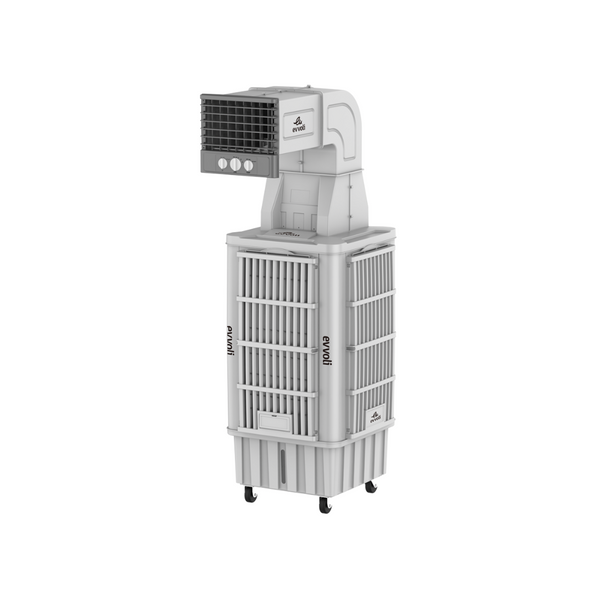 Evvoli Duct Air Cooler, Powerful Air Volume, Dust Filter, Easy Water Filling | 1100W | 78 Liters