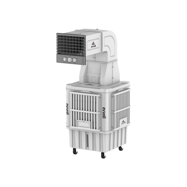 Evvoli Duct Air Cooler, Powerful Air Volume, Dust Filter, Easy Water Filling | 550W | 78 Liters
