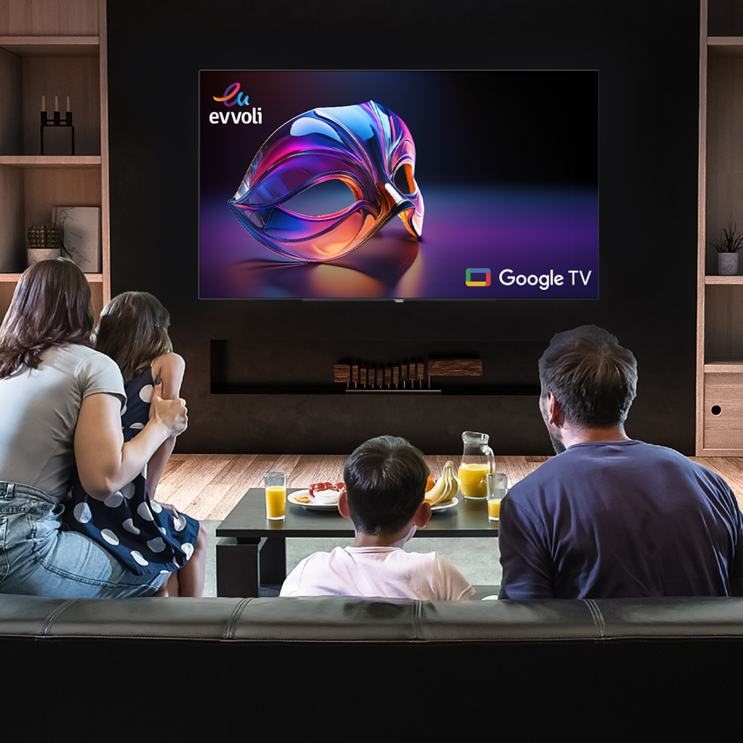 شاشة تلفاز إيڤولي الذكية 4K UHD OLED مع تلفزيون جوجل ، Dolby Atmos and Dolby Vision