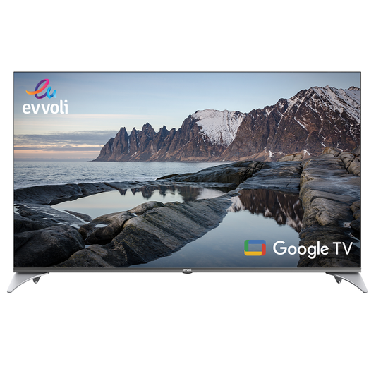 شاشة تلفاز ذكي بدقة 4K ونظام Google TV من إيڤولي - EV225UG