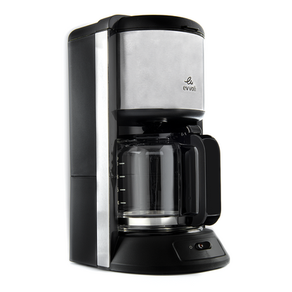 صانع القهوة من إيڤولي بزجاجة قهوة بسعة 1.2 لتر وقوة 1000 واط EVKA-CO10MB