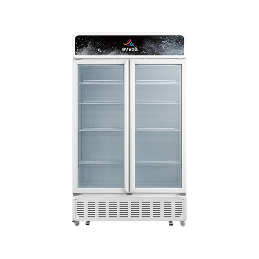 Evvoli EVSCM-750W – 750L Showcase Cooler